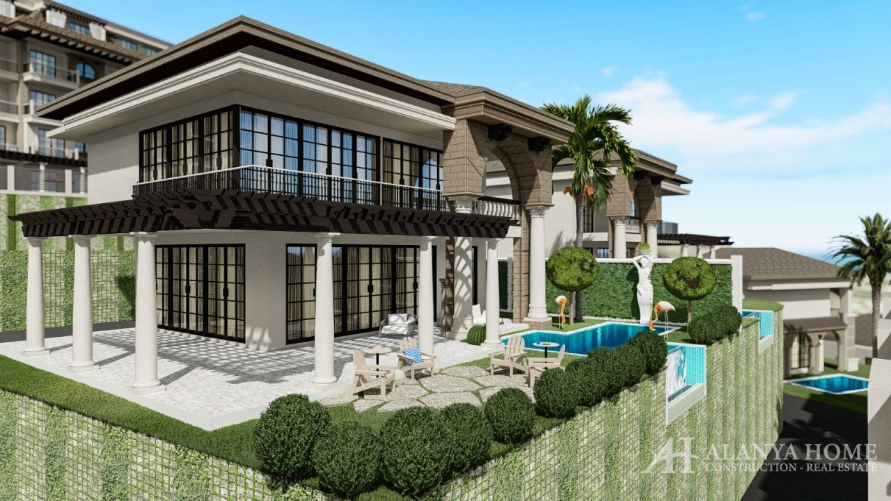 APARTMENTS AND VILLAS IN EXODUS PREMIUM TOWN KARGICAK ALANYA ANTALYA TURKEY BUY RENT SELL